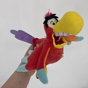 Disney Store Aladdin Iago Parrot Plush Doll 11" 2023